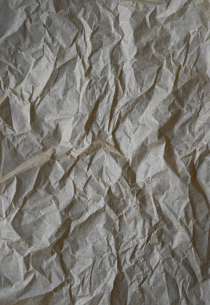 Abstract crumpled baking paper background. Texturas de papel bege marrom velho fundos para design, convite, textura de papel decorativo Conceito vertical. Vista superior — Fotografia de Stock