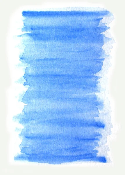 Aquarell handbemalt abstrakten blauen Hintergrund. Kreatives Aquarell gemalt für Design, Einladung, Vintage-Vorlage. subtiler hellblauer Farbverlauf auf strukturiertem Papier — Stockfoto