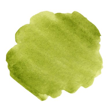 Suluboya el resmi soyut doku. Dokuma kağıdındaki yeşil eğimli arkaplan. Çember Yaratıcı yumuşak akvaryum sıçrama çizimi, tasarım, davet, klasik şablon.