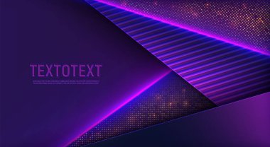 Bükülmüş elementler ve altın noktalı dokuya sahip arka plan