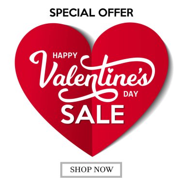 St. Valentine s Day Sale Decorative Design