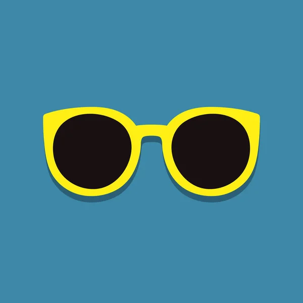 Trendy Summer Sunglasses Icon Holiday Design Collection — Stockvektor