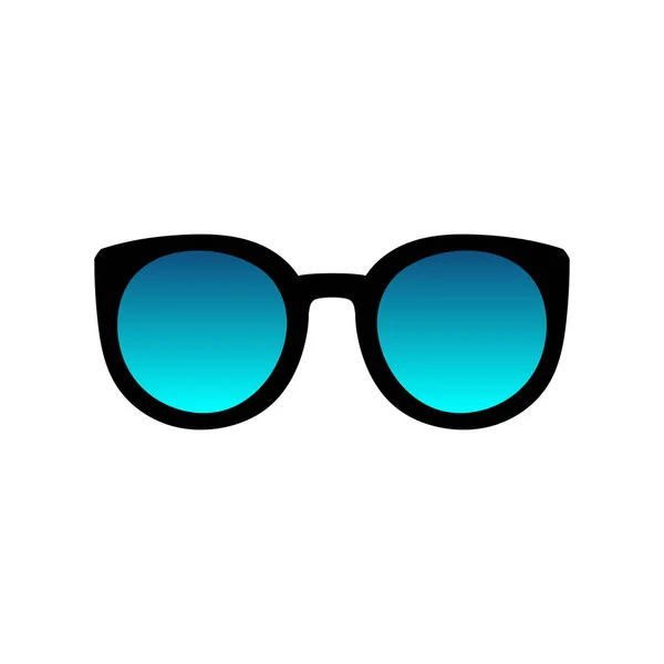 Trendy Summer Sunglasses Icon Holiday Design Collection — Stok Vektör