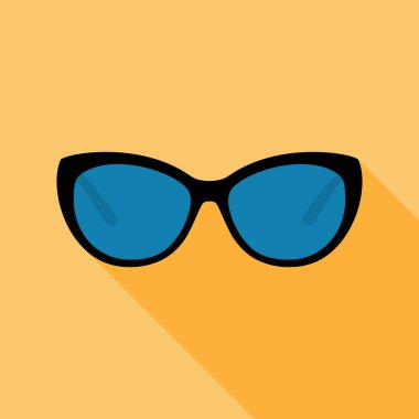 Trendy Summer Sunglasses Icon Holiday Design Collection