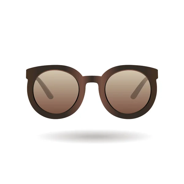 Trendy Summer Sunglasses Icon Holiday Design Collection — Stock vektor