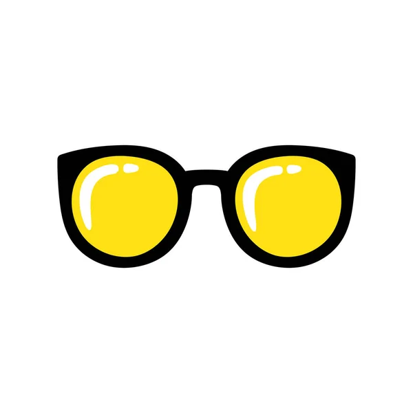Trendy Summer Sunglasses Icon Holiday Design Collection — Wektor stockowy