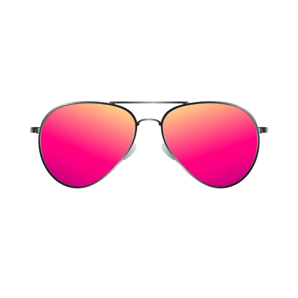 Trendy Summer Sunglasses Icon Holiday Design Collection — Stockový vektor