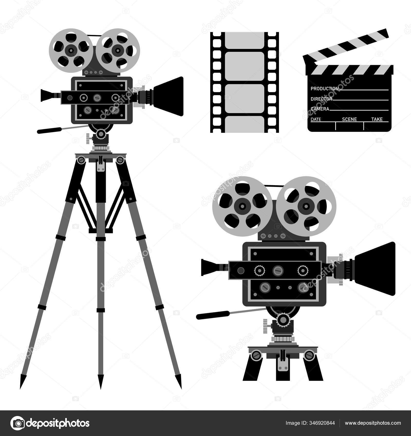 Video camara movie icon Royalty Free Vector Image