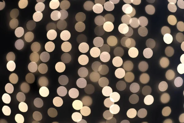 Abstract Christmas and New Year background with blur bokeh effect, holiday backdrop. Festive lights. — 스톡 사진