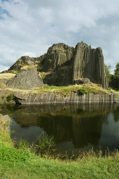 Basalt Organ Pipes called Panska Skala — Stock Photo, Image