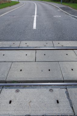 gri beton zemin üstten görünüm