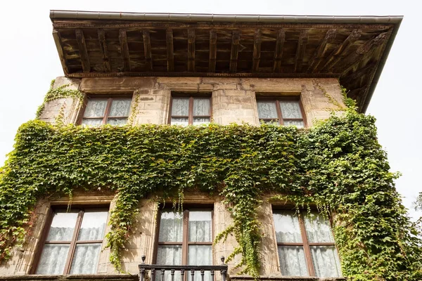 Older European buildings. Background with the image of an old building.