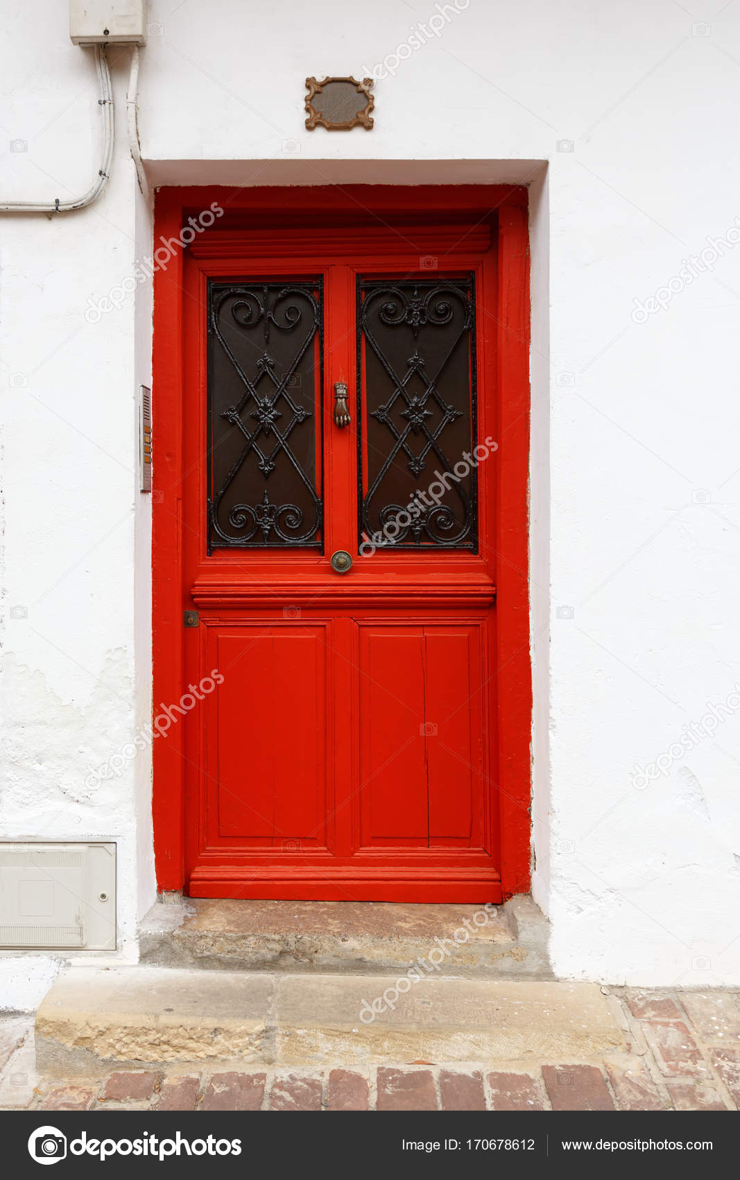 Entrée De Limmeuble Belle Vieille Porte En Bois De Style