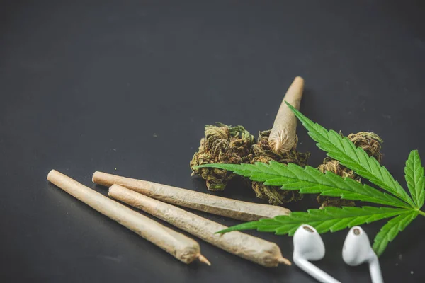 Marijuana Buds Marijuana Joints — ストック写真