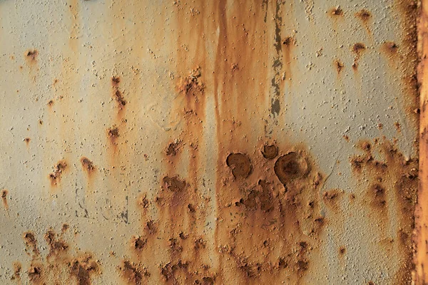 Dirty Painted Metal Surface Rust Steel Material Corrosion Traces — Stock Photo, Image