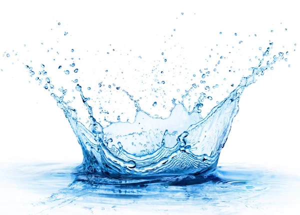 Splash - Fresh Drop In Water - Close Up — Stock Photo, Image