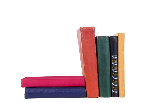 Kitaplar seçildi, okumak için bir kenara bırakıldı, bir kitap, kitaplar izole edildi