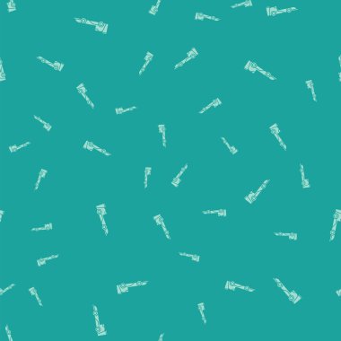 Green Formula race car icon isolated seamless pattern on green background. Vector Illustration