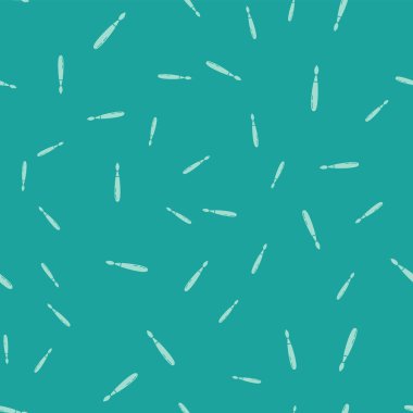 Yeşil boya fırçası simgesi yeşil arkaplanda izole edilmiş pürüzsüz desen. Vektör İllüstrasyonu