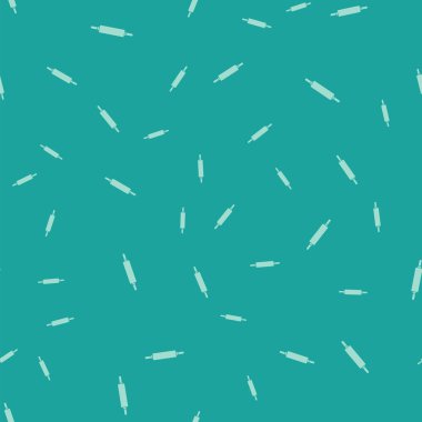 Yeşil yuvarlak pin simgesi yeşil arkaplanda izole edilmiş kusursuz desen. Vektör İllüstrasyonu