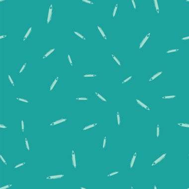 Yeşil Kalem simgesi yeşil arka planda izole edilmiş kusursuz desen. Vektör İllüstrasyonu