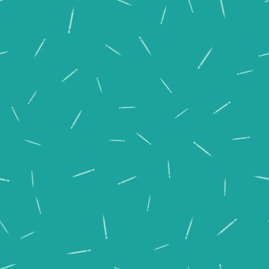 Silgi ve çizgi simgesine sahip yeşil kalem, yeşil arka planda izole edilmiş, pürüzsüz desen. Çizim ve eğitim araçları. Okul sembolü. Vektör İllüstrasyonu