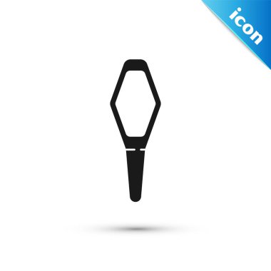 Siyah Pets şişe tıbbi simgesi beyaz arka plan üzerinde izole. Hayvanlar için reçeteli ilaç. Vektör İllüstrasyonu