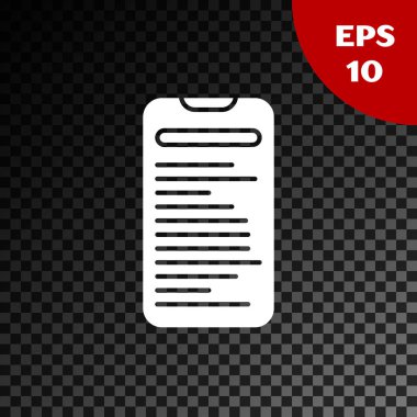 Beyaz Bilgisayar Ağı arayüz simgesi, şeffaf koyu arkaplanda izole edildi. Uygulama programlama arayüzü Api teknolojisi. Yazılım entegrasyonu Vektör İllüstrasyonu