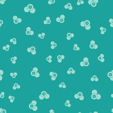 Yeşil bilardo bilardo bilardosu 8 top ikonu yeşil arka planda izole edilmiş pürüzsüz desen. Sekiz numaralı bilardo topu. Vektör İllüstrasyonu