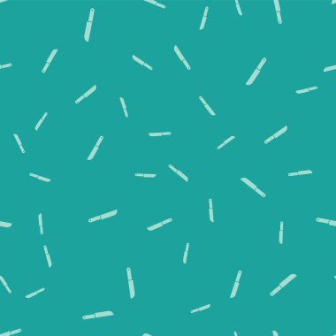 Yeşil Bıçak simgesi yeşil arka plan üzerinde sorunsuz desen izole. Çatal bıçak takımı sembolü. Vektör İllüstrasyonu