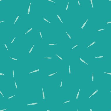 Yeşil Beyzbol sopasının simgesi yeşil arka planda izole edilmiş kusursuz desen. Vektör İllüstrasyonu