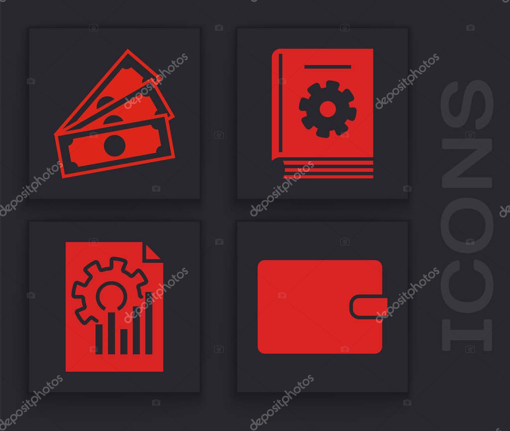 ✅ Set Wallet, Stacks Paper Money Cash, User Manual And Document.