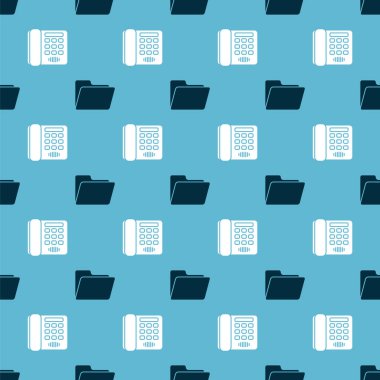 Belge dizinini ve telefonu pürüzsüz şablona ayarla. Vektör