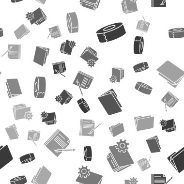 Viski, Dizin ayarları, Belge dizini ve Boş defter ve kalemi dikişsiz desen üzerine ayarla. Vektör