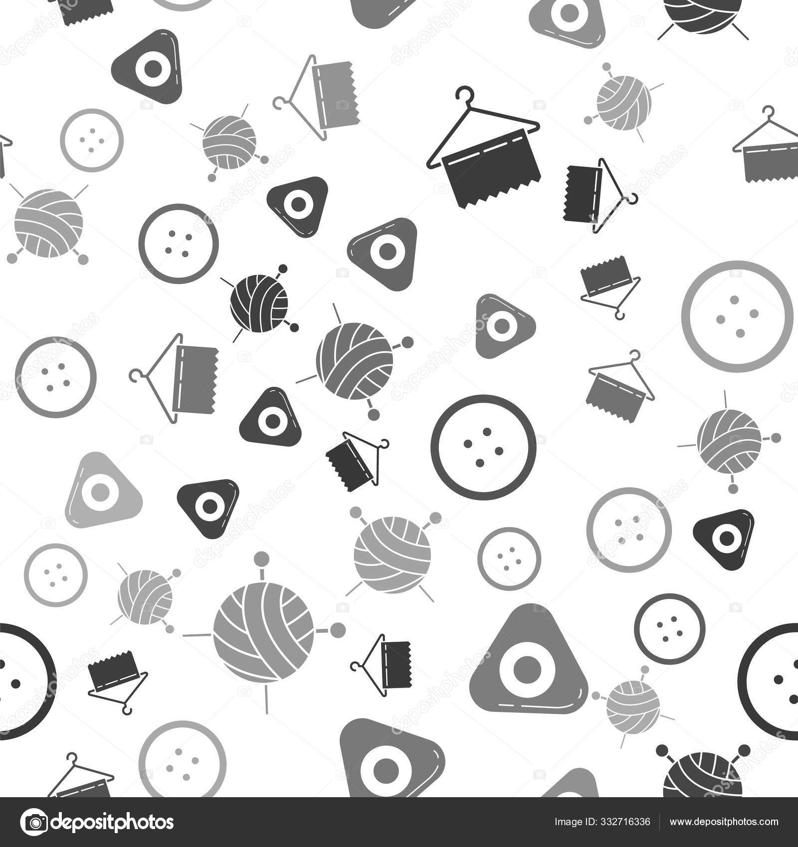 Set Percha armario, costura tiza, botón de costura para la ropa y bola