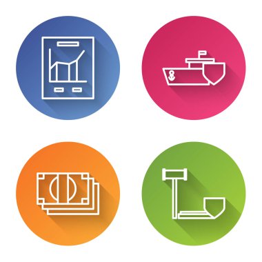 Çizgi çizelgesini grafik çizelgesine göre ayarla, kalkanlı gemiye göre düzenle, kağıt paraya göre düzenle ve Yargıç Gavin 'in kalkanına göre ayarla. Renkli daire düğmesi. Vektör