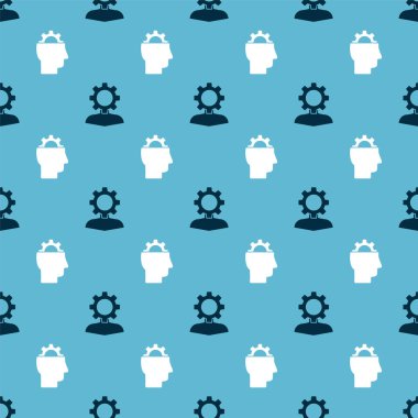 İnsanı teçhizatlı, insanı teçhizatlı, teçhizatlı, kusursuz desenli ayarla. Vektör