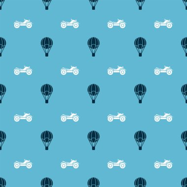 Sıcak hava balonunu ve tüm arazi araçlarını ya da Atv motorsikletini kusursuz şekilde ayarlayın. Vektör