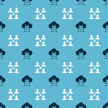 Merdiveni buluta, Proje ekibini de sorunsuz bir yola yönlendir. Vektör