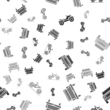 Tüm arazi araçlarını ya da motorsikletlerini, pikaplarını off-road arabalarını ve bisikletlerini kusursuz bir şablona ayarlayın. Vektör