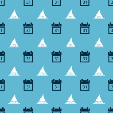 Takvimi Cadılar Bayramı tarihi 31 Ekim ve Cadı şapkası ile kusursuz bir şekilde ayarla. Vektör