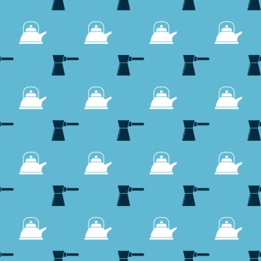 Kahve makinesini ve su ısıtıcısını kusursuz şekilde ayarlayın. Vektör