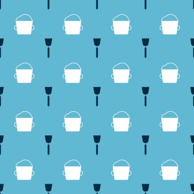 Spatula ve Fırın hamurunu kusursuz desene ayarlayın. Vektör