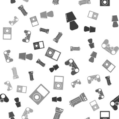 Masa lambası, blender, Gamepad ve müzik çalarını kusursuz bir şekilde ayarla. Vektör