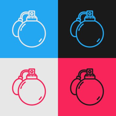 Pop sanat eseri parfüm ikonu renk arkaplanında izole edilmiş. 8 Mart. Uluslararası Mutlu Kadınlar Günü. Vektör İllüstrasyonu