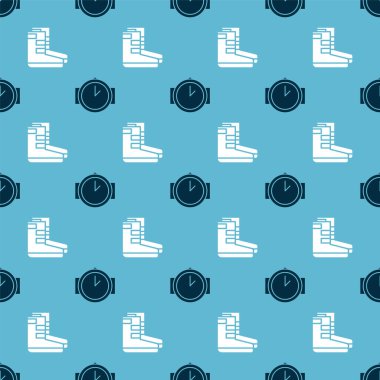 Dalış saatini ve botları kusursuz şekilde ayarla. Vektör