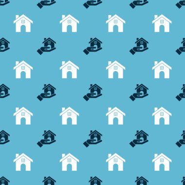 Emlakçıyı ve House 'u kusursuz bir düzene sokun. Vektör