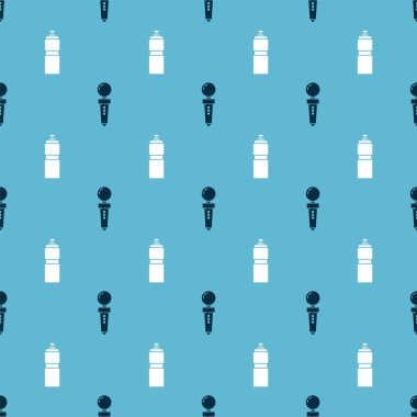 Oyun makinası için Joystick 'i ve fitness karıştırıcıyı kusursuz desene ayarlayın. Vektör