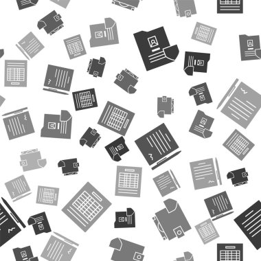 Belgeyi kalkan, cüzdan ve para kalkanla, sözleşmeyi kalem ve rapor dosyasıyla kusursuz desen ile ayarla. Vektör