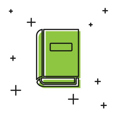 Beyaz arka planda yalıtılmış siyah Kullanım kılavuzu simgesi. Kullanım kılavuzu kitabı. Talimat işareti. Kullanmadan önce okuyun. Vektör İllüstrasyonu